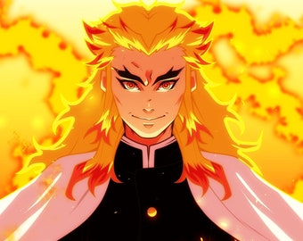 Fire Slayer Print SMALL AND LARGE