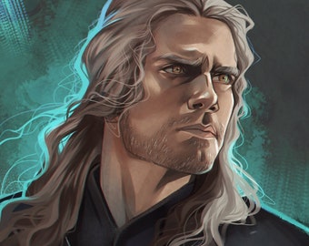 Geralt of Rivia The Witcher Print