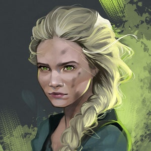 Ciri The Witcher Print