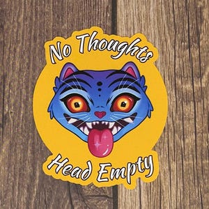 Derpy Tiger KDH 2.5&#39;&#39; Sticker