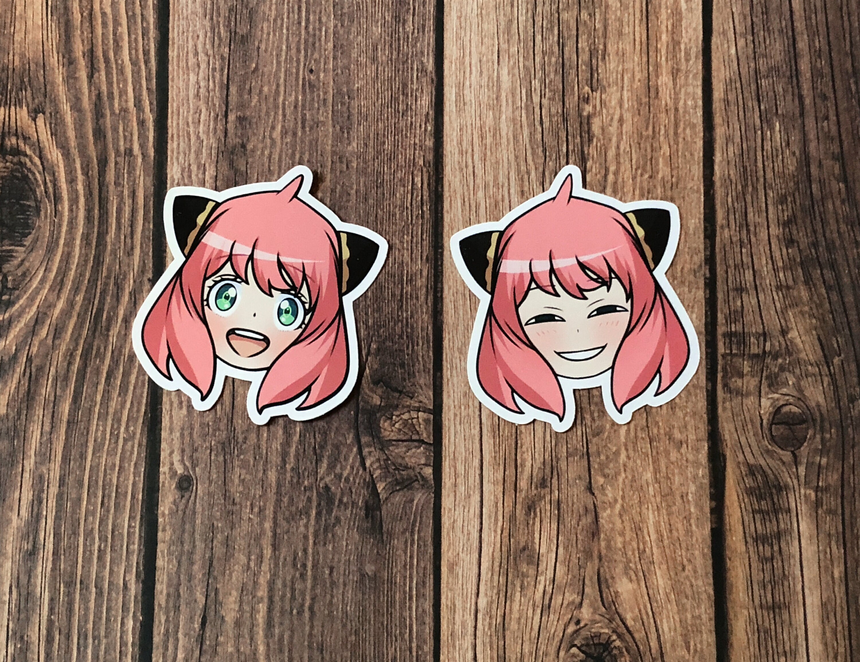 Anya Emoji Sticker for Sale by Scomicmaker