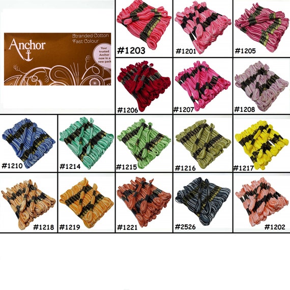 1203: Anchor Stranded Mouline Cotton Skein - 8m 1203: Anchor Stranded Mouline Cotton Skein - 8m