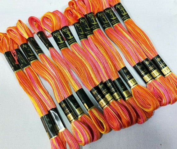 1315: Anchor Stranded Multi Coloured Cotton Skein - 8m 1315: Anchor Stranded Multi Coloured Cotton Skein - 8m
