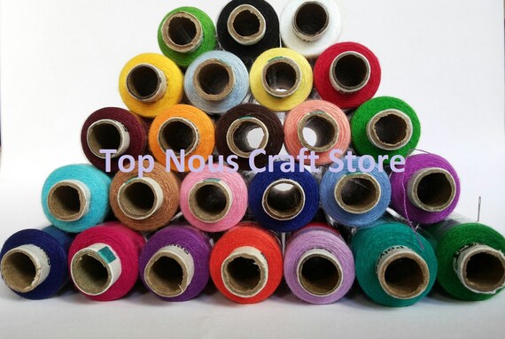 300 Meters 1 Spool White 100/% Silk Hand Embroidery Thread
