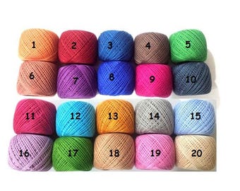 70 BEAUTIFUL Color 6 Strand Cotton Thread Cross Stitch Embroidery Yarn.