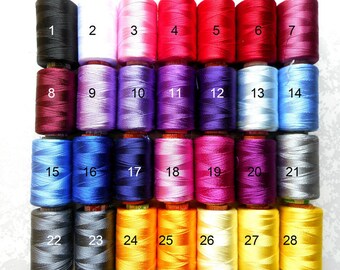 74 carretes de hilo de seda para fabricación de borlas-hilo de seda indio-rayón viscosa, hilo de abalorios arte hilo de seda-hilo de seda de arte