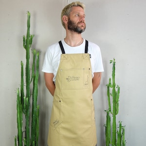 Hand-Drawn Cartoon Apron: Personalized Couple Gift, The Joker