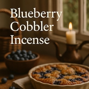 Blueberry Cobbler Incense – Sweet Fruity Cottagecore Scent for Cozy Homes, Relaxation & Hygge Living