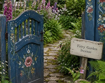 Fairy Garden Incense: Soft Floral Spring Scent, Cottagecore Handmade Sticks, Cones