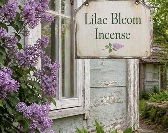 Lilac Bloom Incense: Soft Floral Spring Scent