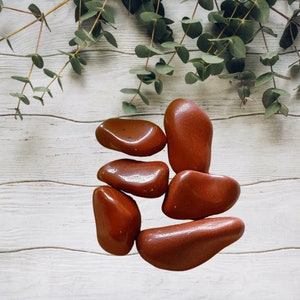 Beautiful Brazilian Red Jasper for Grounding and Courage - Enhance Your Spiritual Practice with Natural Variations