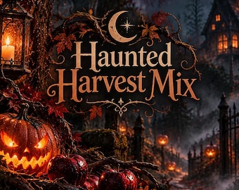Haunted Harvest Mix | Fall Mystery Incense | Pumpkin, Apple & Marshmallow Scents | Commonlands