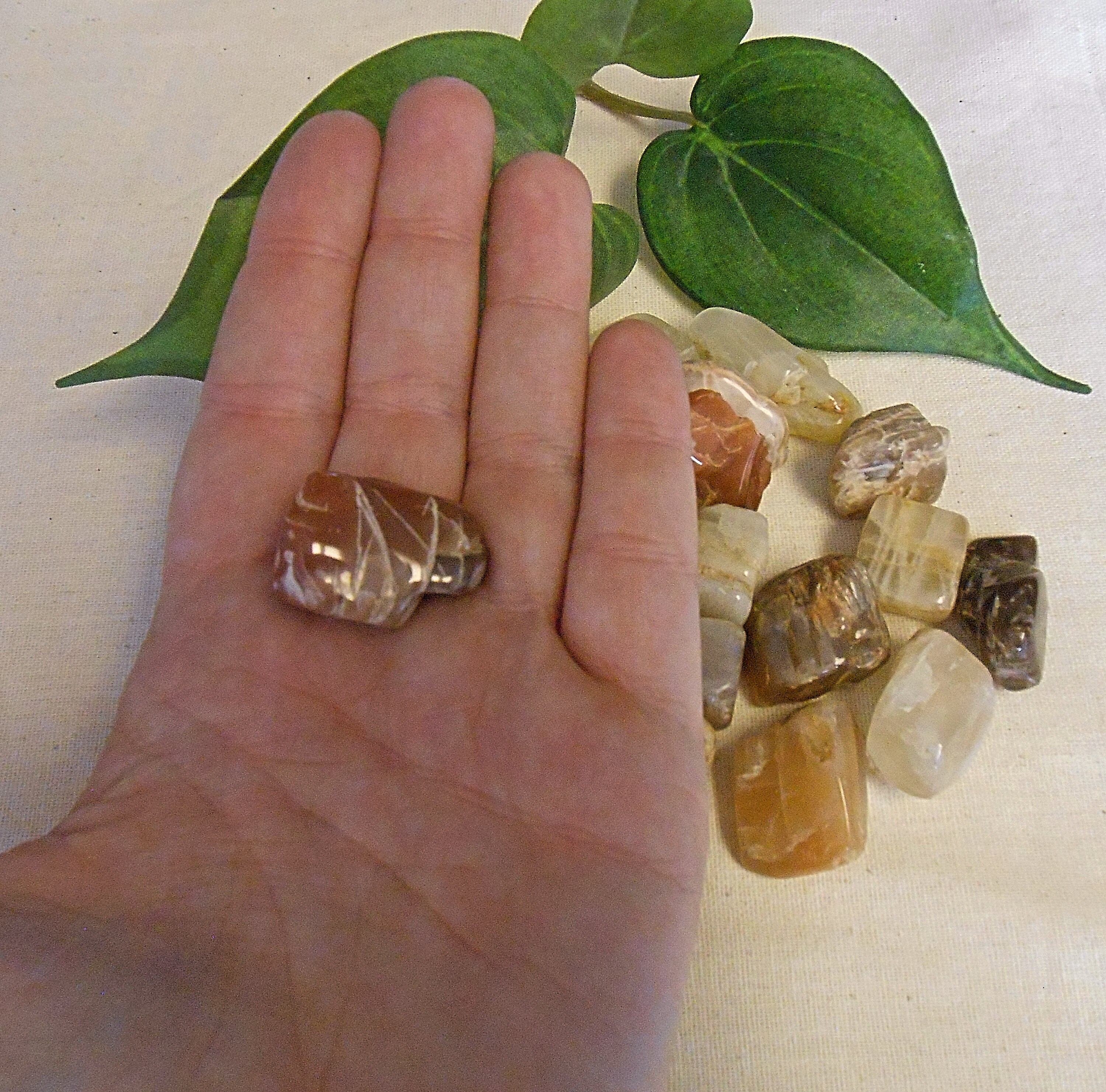 Moonstone Moonstone Crystal Healing Stones Love Goddess Etsy