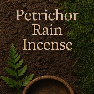 Petrichor Rain Incense – Earthy Rain, Soil & Moss Scent for Calm and Grounding