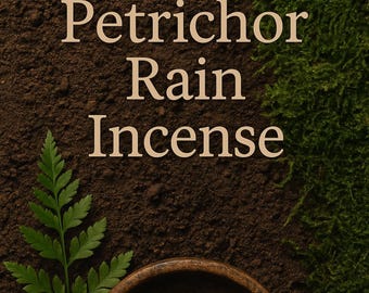Petrichor Rain Incense – Earthy Rain, Soil & Moss Scent for Calm and Grounding