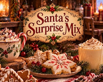 Santa's Surprise Mix | Christmas Mystery Incense | Holiday Scent Assortment | Sticks & Cones