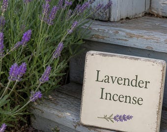Lavender Incense: Soft Floral Incense for Relaxing Cottage Home Fragrance