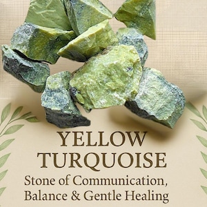 Yellow Turquoise – Stone of Communication, Balance & Gentle Healing