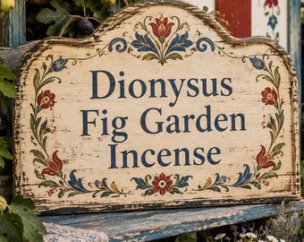 Dionysus Fig Garden Incense: Greek Mythology Inspired Fruity Floral Home Fragrance