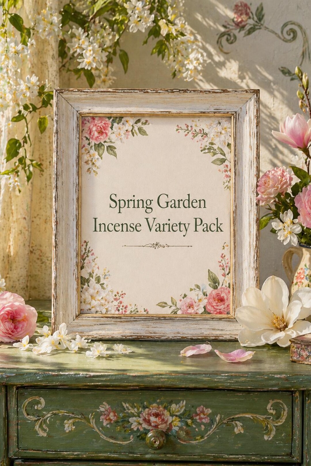 Spring Garden Incense Variety Pack: Soft Floral Fresh Scents, Cottage ...