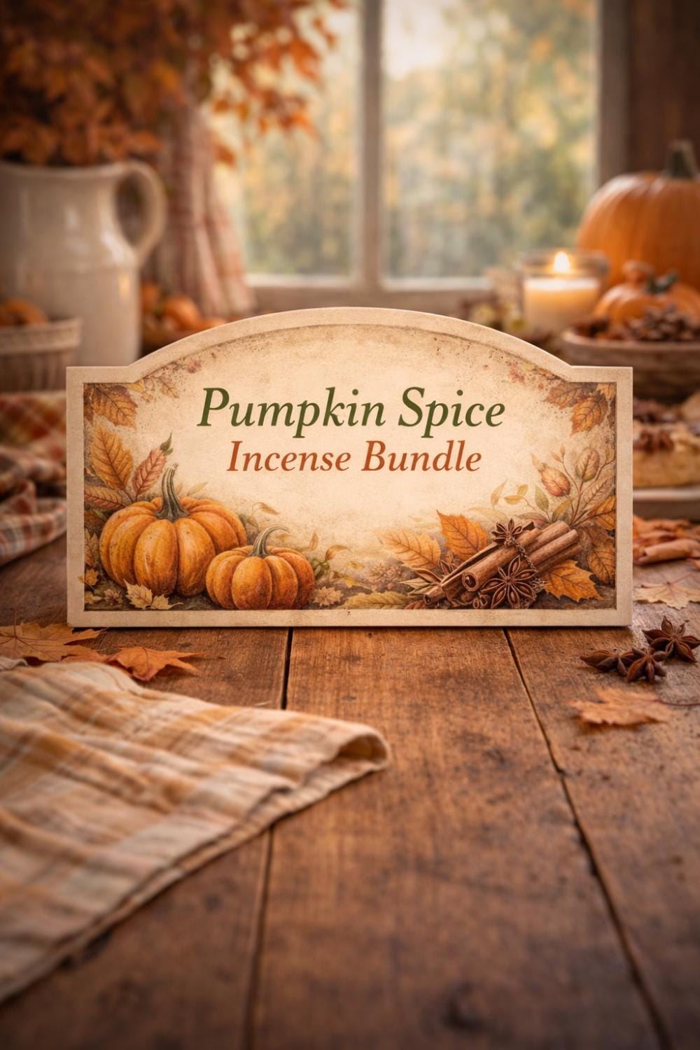 Pumpkin Spice Incense Bundle - Cozy Fall Bakery Scent Sampler