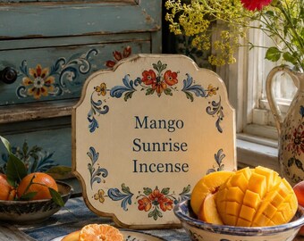 Mango Sunrise Incense with Tropical Fruit Scent