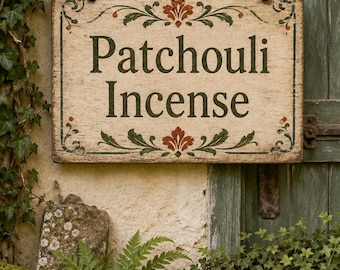 Patchouli Incense Earthy Woodsy Scent for Cozy Natural Homes