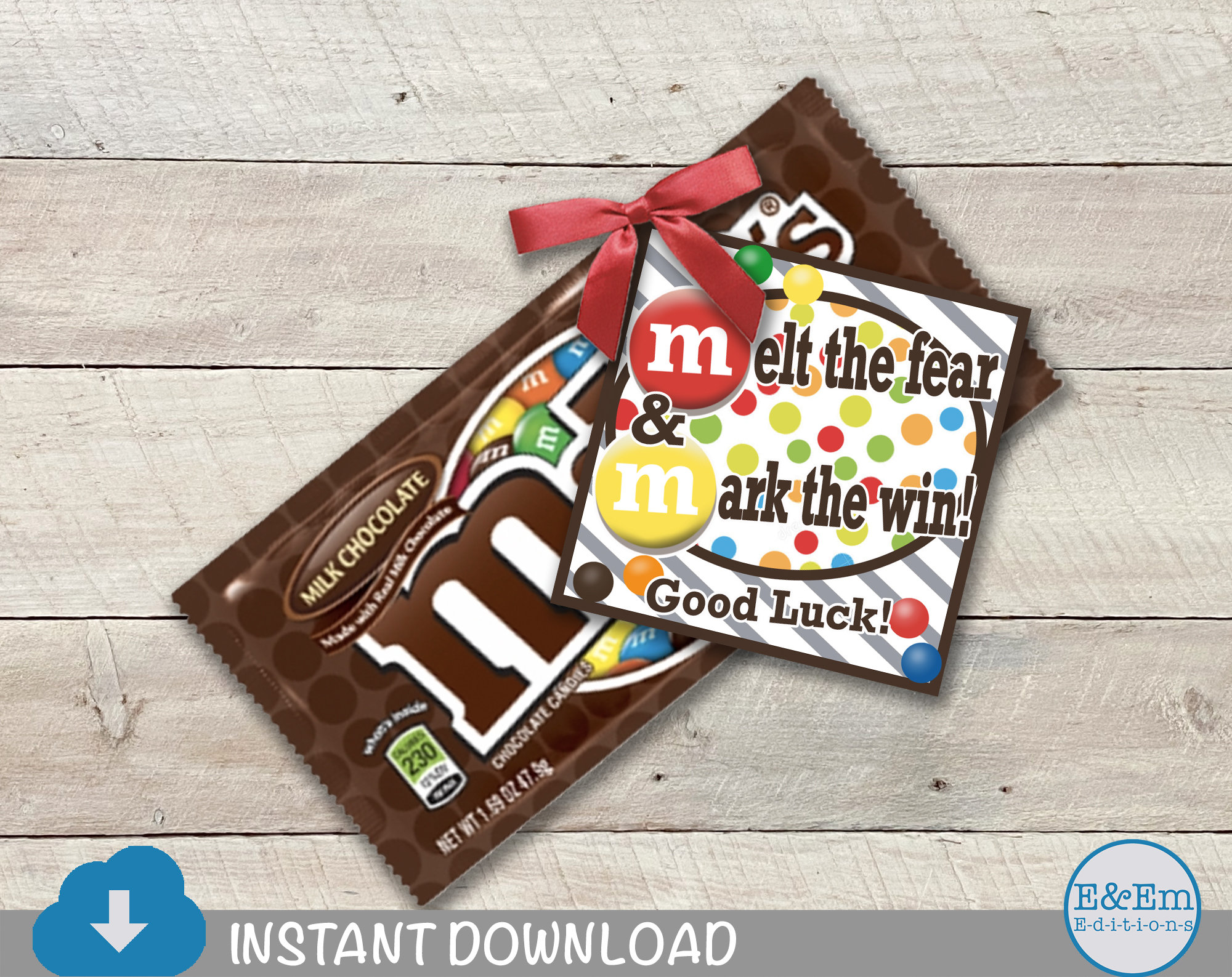 Melt the Fear and Mark the Win Good Luck Tags, Sports Competition