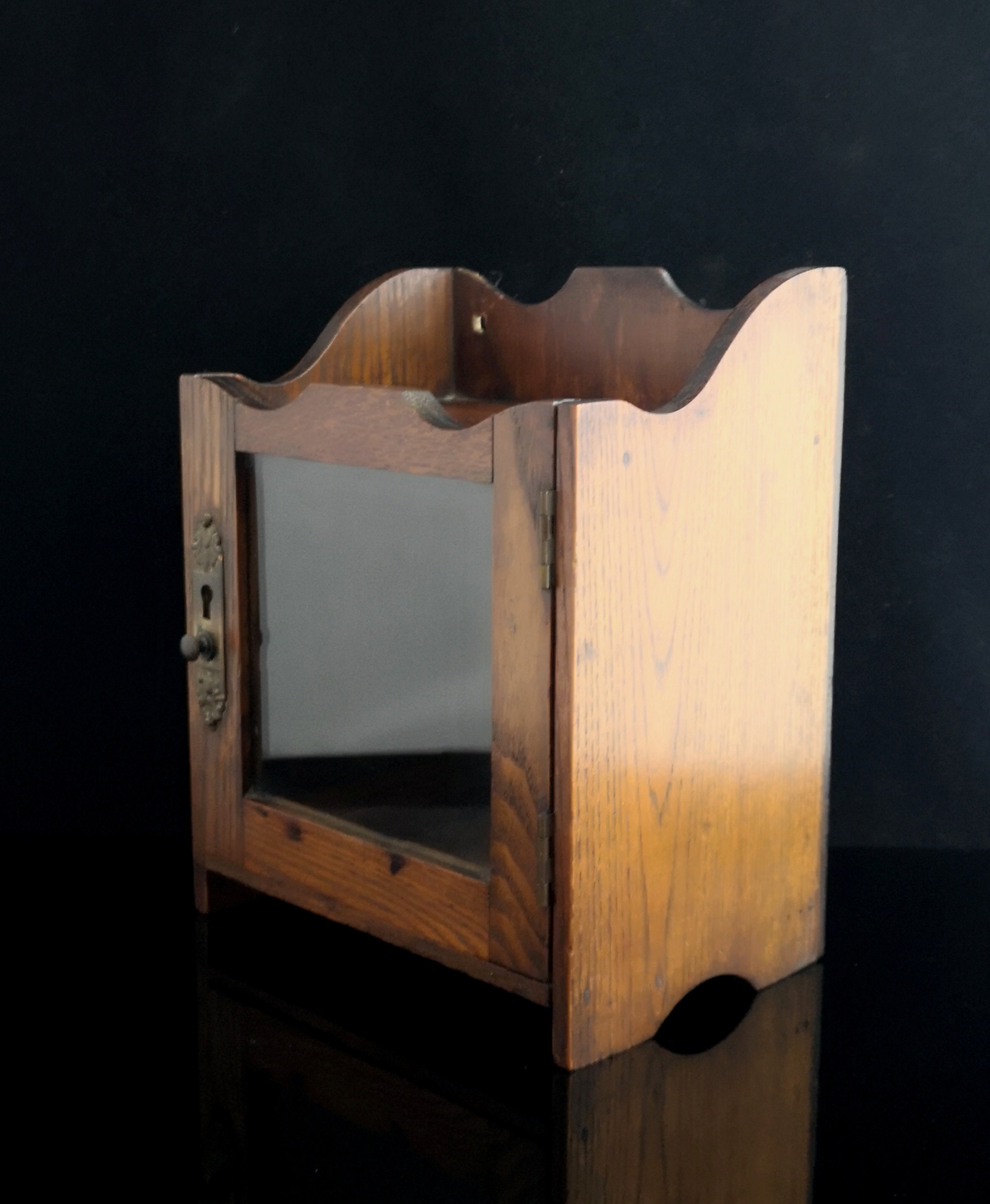 Antique Edwardian oak smokers Etsy