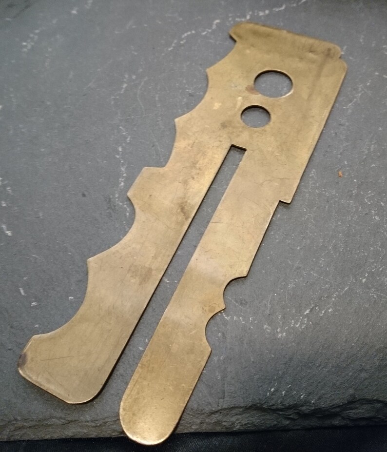 WW1 brass button stick British Army Militaria antique 1917 Etsy