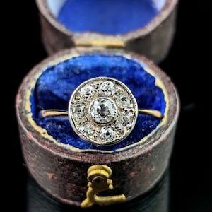 Antique Edwardian Five stone diamond ring, 18ct gold