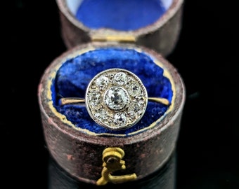 Antique Edwardian Five stone diamond ring, 18ct gold