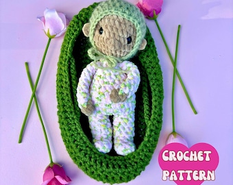 Baby Doll Crochet Pattern / Crochet Pattern / Amigurumi Pattern / Crochet Patterns Gifts / Beginner Crochet Pattern / Beginner Amigurumi