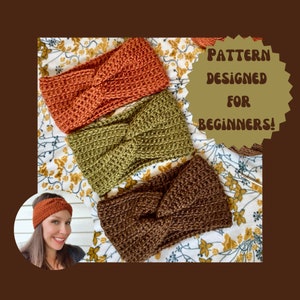 Totally Twisted Ear Warmer Crochet Pattern | Ear Warmer Pattern | Crochet Headband | Fall Crochet Pattern | PDF Pattern | Instant Download