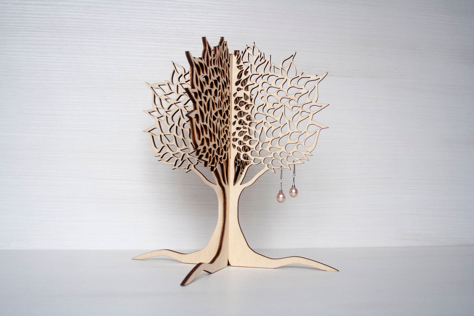 Wood Tree Stand Jewelry Tree Holder Jewelry Tree Organizer Etsy