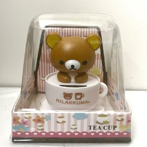 Taza de Rilakkuma, taza de café, adorno para el tablero del coche/decoración de escritorio Kawaii San-X