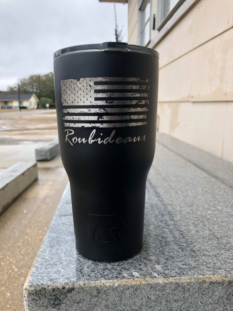 Custom 30 oz RTIC tumbler personalized to perfection Etsy