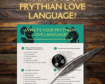ACOTAR Love Language Quiz | Book Club Personality Quiz (Printable PDF/PNG)
