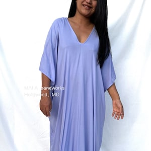 CM-44 Lavender Kaftan, caftan, beach, resort, vacation, cruise, pool, party, lounge