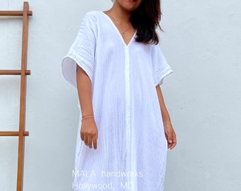 DP-2 off White Double Gauze Karen Kaftan One Size Fit Most - Etsy