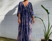 CM-3 Karen Kaftan - One of a kind Hand Dyed Kaftan - Rayon Fabric