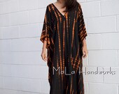 A. MaLa Handworks - One of a kind Hand Dyed Kaftan - Rayon Fabric