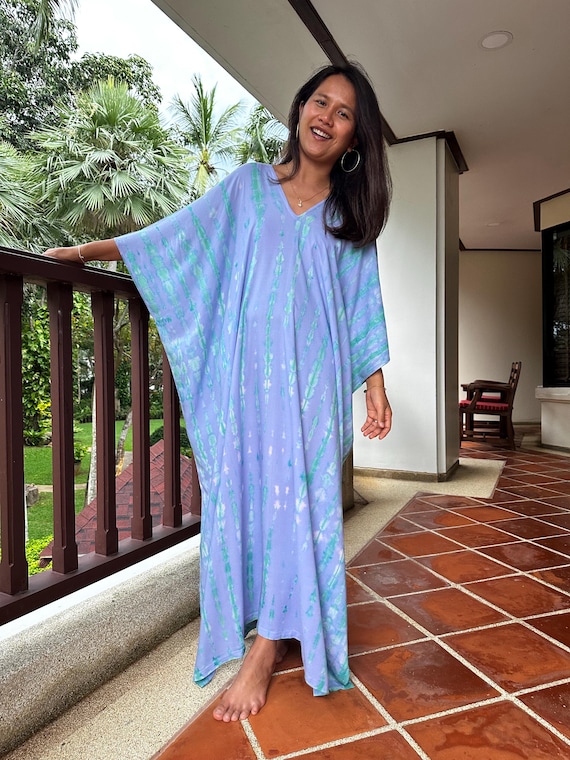Caftan For Women Plus Size Kaftan Dress With Tie Dye Pattern Oversized CM-53