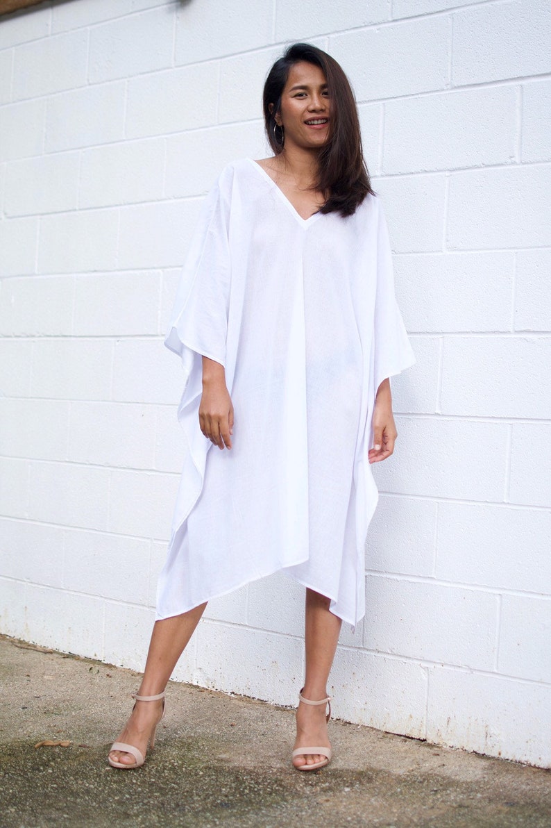 gauze beach tunic
