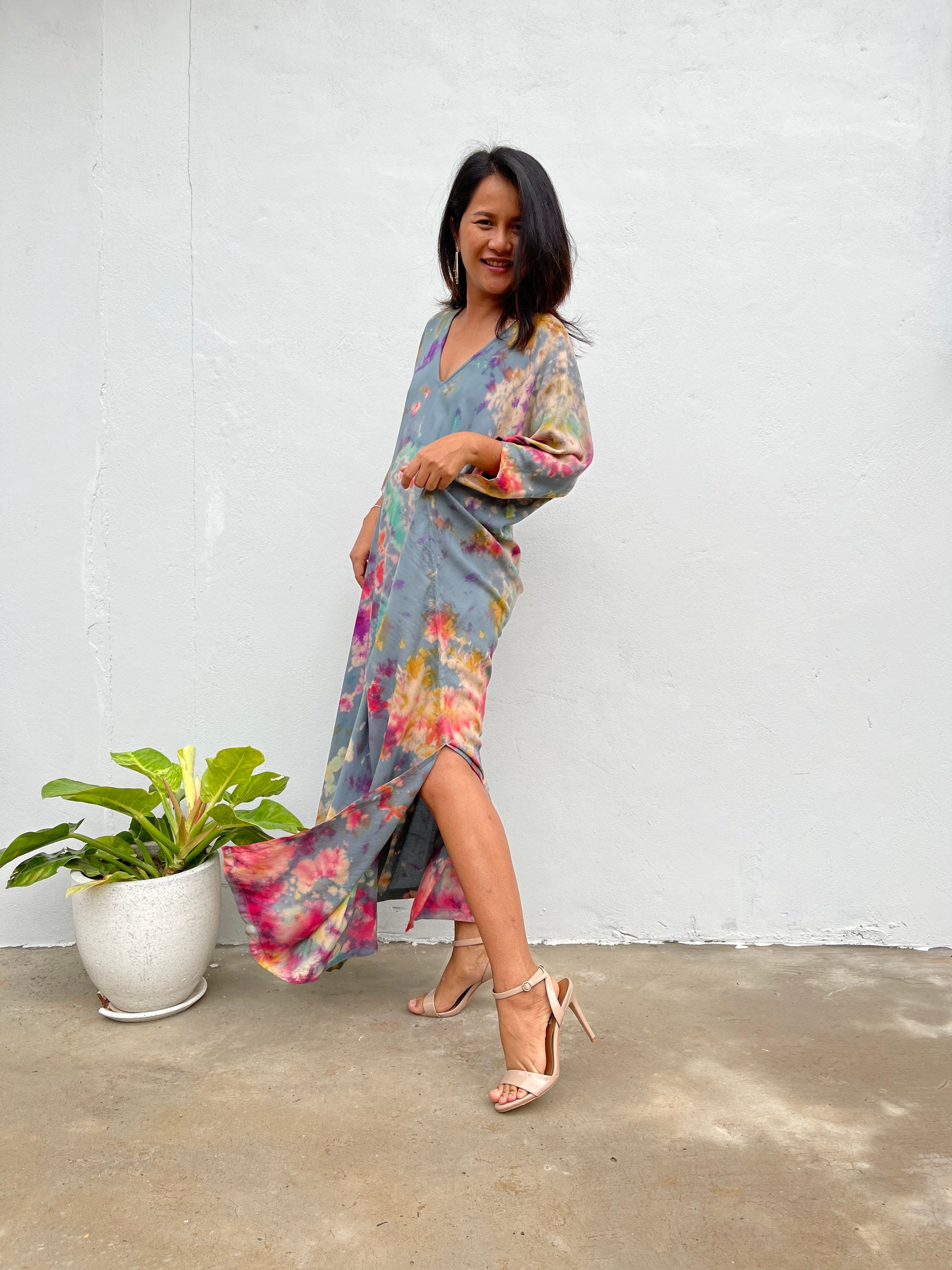 Rainbow Beach Dress - Etsy
