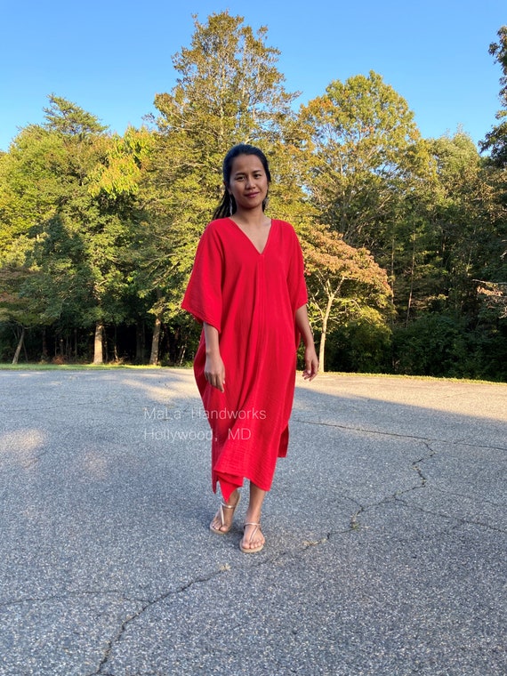 knee length dresses for ladies Aylaya Sao Paulo Cotton Midi Dress - Vacation Dresses