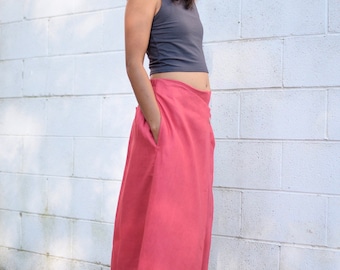 L-2 LINEN COLLECTION- Linen pants- Drop crotch linen - One size fit most - Cocktail outfit - Beach pants - Wide leg pants