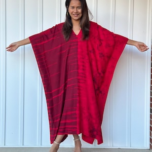 A- Tie Dye Kaftan, caftan, beach, resort, vacation, cruise, pool, party, lounge, home, work at home