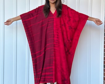 A- Tie Dye Kaftan  caftan  beach  resort  vacation  cruise  pool  party  lounge  home  work at home