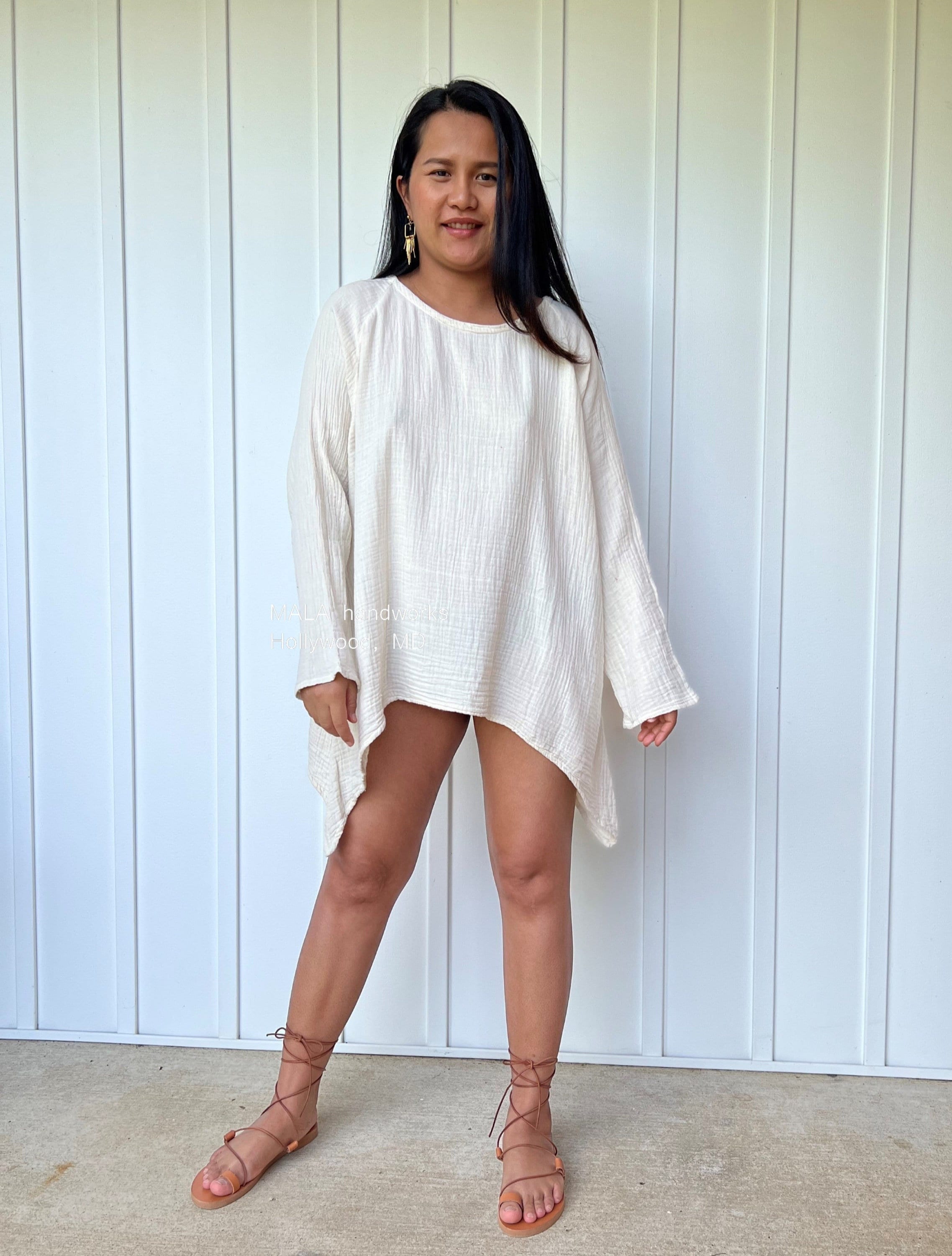See Through Linen Dress - Etsy